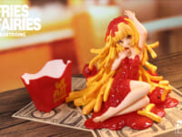WeArtDoing「Fries Fairies-Classic Ketchup（フライドポテト フェアリーズ-クラシック ケチャップ）」美少女フィギュア 彩色原型公開の画像