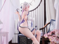【Sueスーエ氏イラスト】SikiAnim「青白蛇のイロ」美少女フィギュア 彩色原型公開の画像