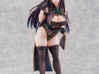 【캐난감氏イラスト】Kiwi Toys「チャイナドレスにゃん」美少女フィギュア 彩色原型公開【17日予約開始】の画像