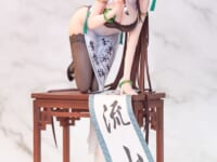 Gogu Bird「書道girl 墨婉清(ボク エンセイ)」美少女フィギュア 予約開始、EX版には「付け替えパーツ(顔)、温感ハガキ」が付属の画像