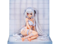 PURE「白髪ルナちゃん Illustrated by 米白粕」美少女フィギュア 予約開始の画像