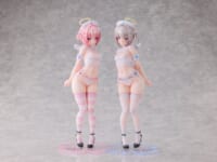 【熊❹号 氏イラスト】Otherwhere「鈴&凪」美少女フィギュア 彩色原型公開【21日予約開始】の画像