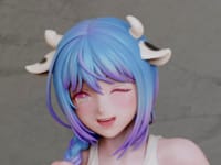 B.R.Honey「牛に餌をやる」美少女フィギュア【予約開始】の画像