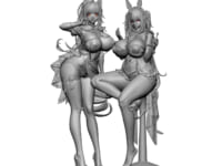 【ダイブロス・コア】Astrum Design「デュランダル＆ジュワユース 魅惑の装いver.」フィギュア【原型公開】の画像