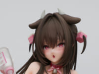 【NIKUO(にくお・くえ)氏イラスト】CAMELOT「NIKUO」美少女フィギュア【彩色原型公開】の画像