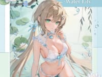 【ほうき星氏イラスト】Domimi「モモコちゃん-Water Lily」【美少女フィギュア化決定】の画像