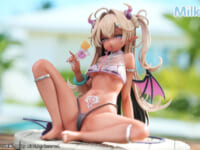 【虎んと氏イラスト】Milky「サキュバス・ミリカ 恋のカクテル」美少女フィギュア【予約開始】の画像