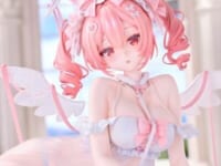 【Rosuuri氏イラスト】SIKI ANIM「白うさぎ Rosu 天使 ver.」1/4フィギュア 彩色原型公開【近日予約開始】の画像
