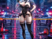 【SG氏イラスト】SirensInpart「バニーガール警官シオン」美少女フィギュア 彩色原型公開【近日予約開始】の画像