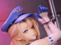 【黒筆ANnA氏イラスト】Lovely「拘束警察「クリスティーナ」」美少女フィギュア 予約開始の画像