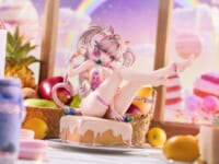 【兔扎特 氏イラスト】ホビーサクラ「SWEET CAT」美少女フィギュア 彩色原型公開の画像